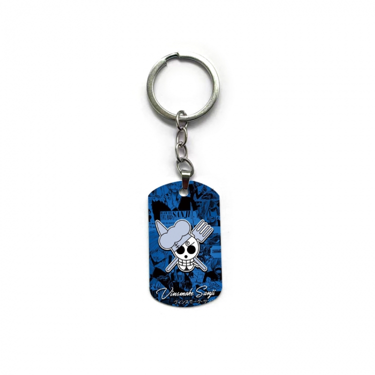 One Piece Anime double-sided full-color printed keychain price for 5 pcs