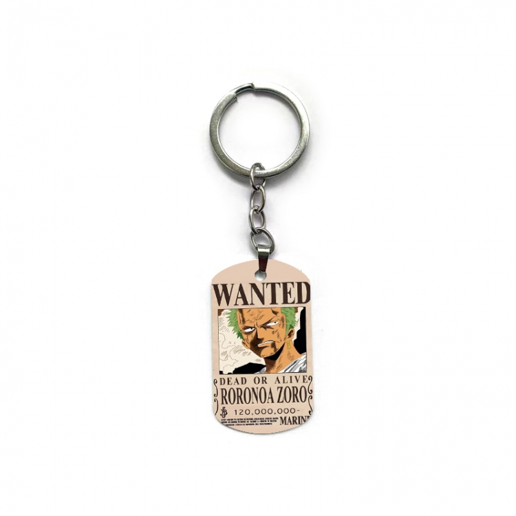 One Piece Anime double-sided full-color printed keychain price for 5 pcs