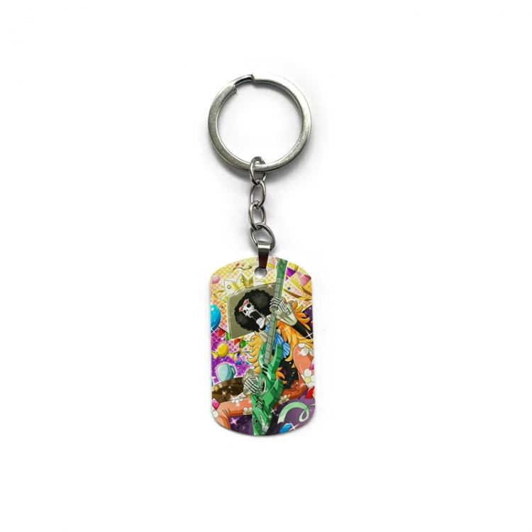 One Piece Anime double-sided full-color printed keychain price for 5 pcs