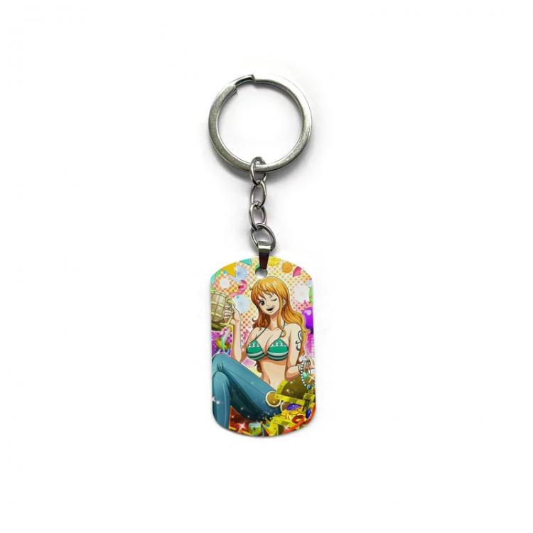 One Piece Anime double-sided full-color printed keychain price for 5 pcs