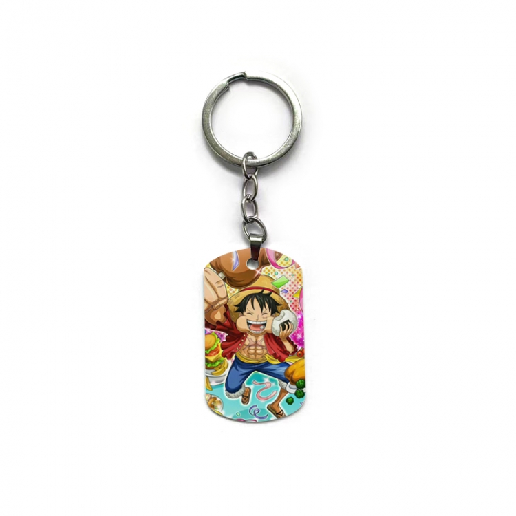 One Piece Anime double-sided full-color printed keychain price for 5 pcs