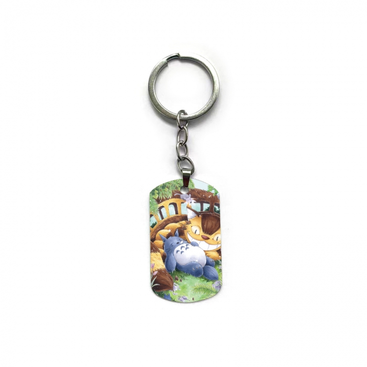 TOTORO Anime double-sided full-color printed keychain price for 5 pcs