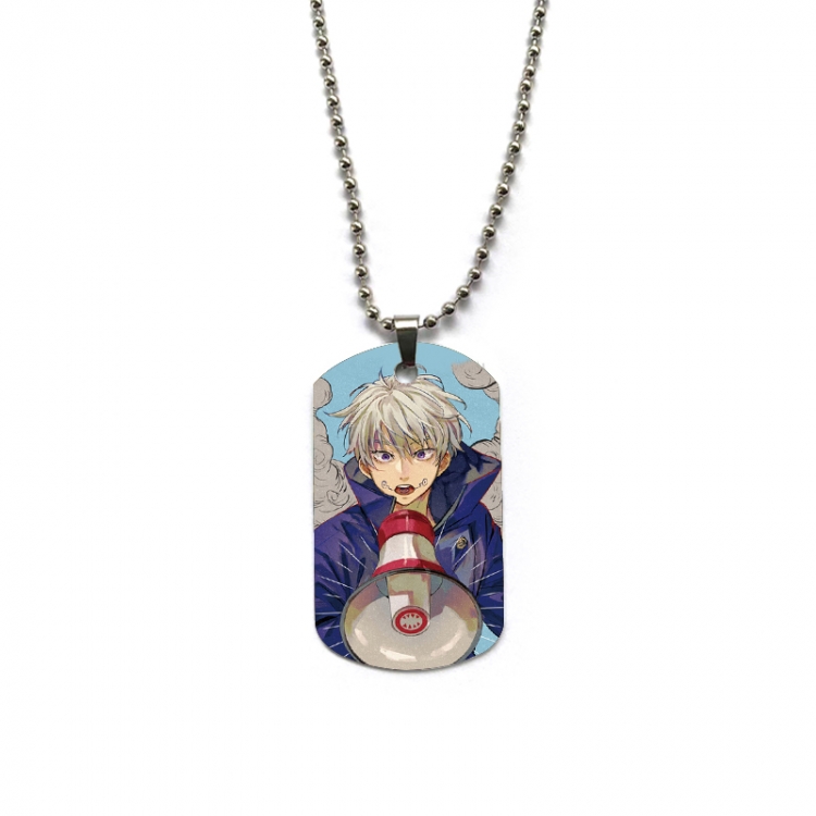 Jujutsu Kaisen Anime double-sided full color printed military brand necklace price for 5 pcs