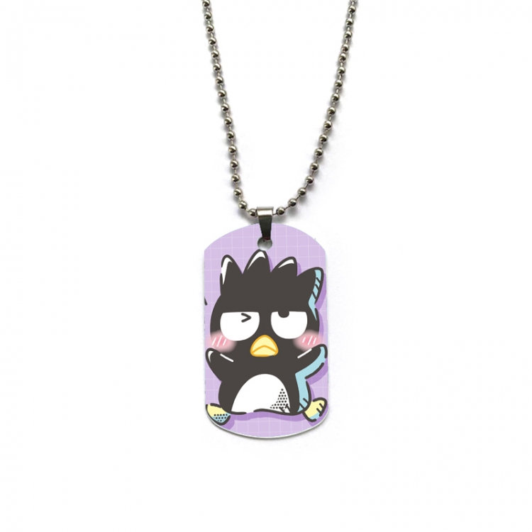 sanrio Anime double-sided full color printed military brand necklace price for 5 pcs