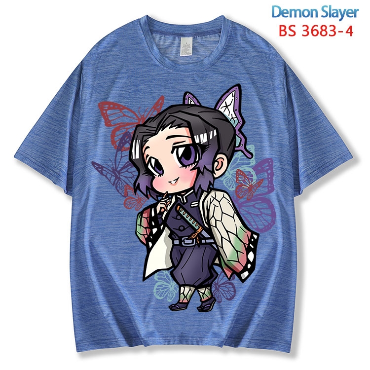 Demon Slayer Kimets  ice silk cotton loose and comfortable T-shirt from XS to 5XL BS-3683-4