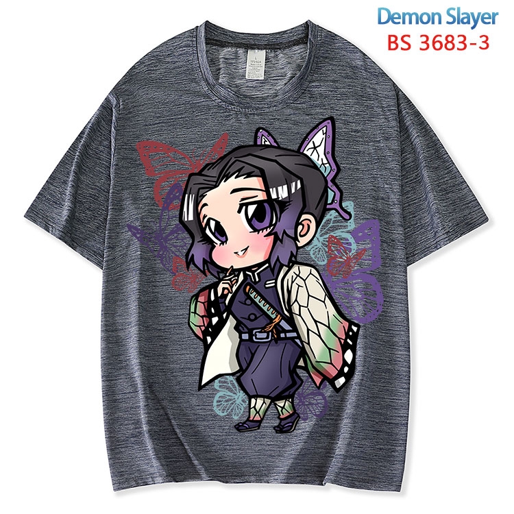 Demon Slayer Kimets  ice silk cotton loose and comfortable T-shirt from XS to 5XL  BS-3683-3