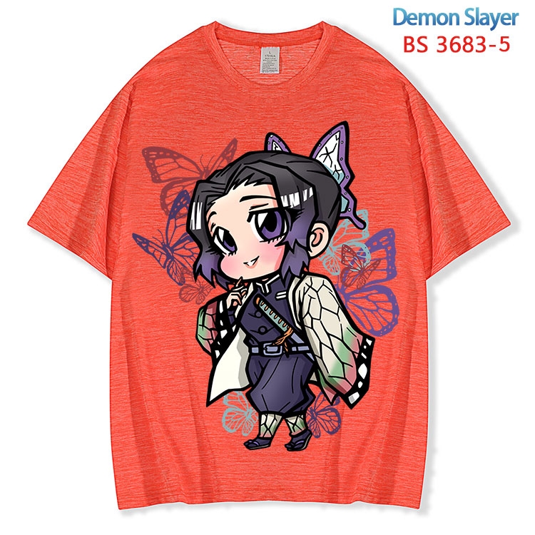 Demon Slayer Kimets  ice silk cotton loose and comfortable T-shirt from XS to 5XL  BS-3683-5