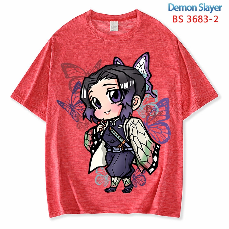 Demon Slayer Kimets  ice silk cotton loose and comfortable T-shirt from XS to 5XL  BS-3683-2
