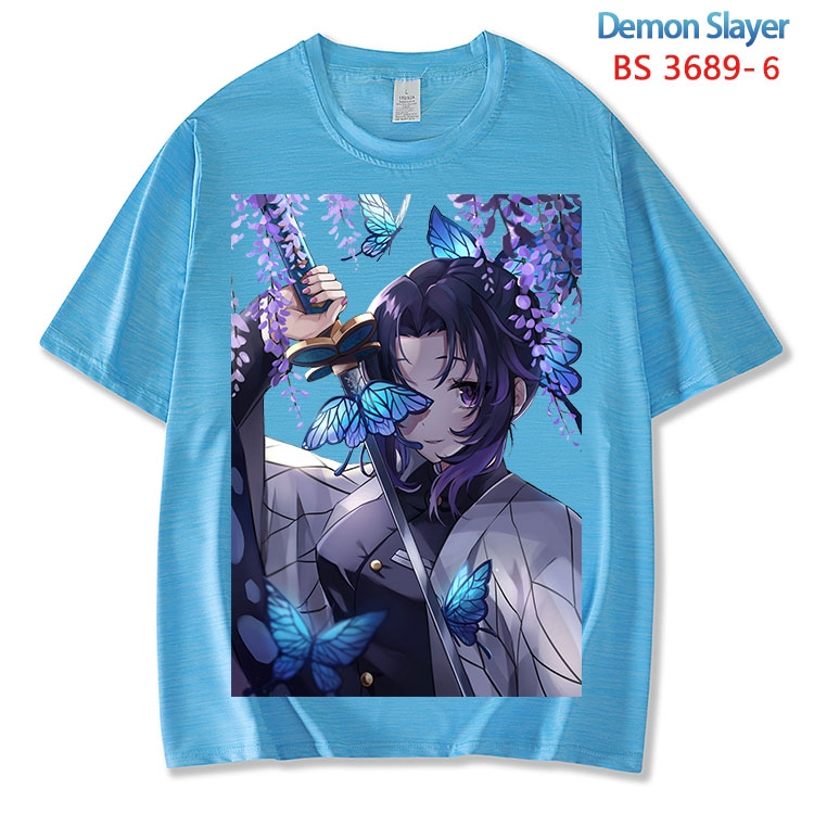 Demon Slayer Kimets  ice silk cotton loose and comfortable T-shirt from XS to 5XL BS-3689-6