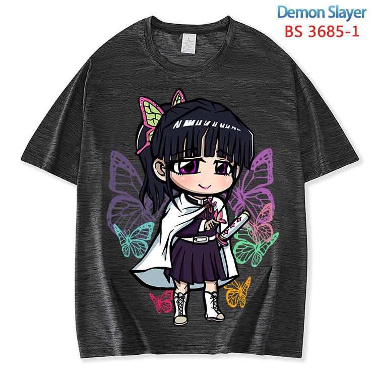 Demon Slayer Kimets  ice silk cotton loose and comfortable T-shirt from XS to 5XL BS-3685-1