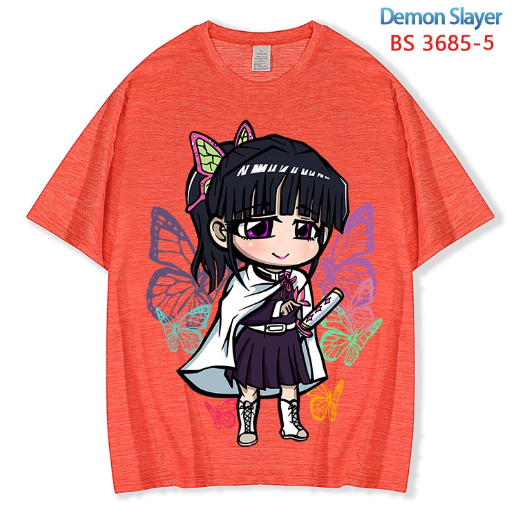 Demon Slayer Kimets  ice silk cotton loose and comfortable T-shirt from XS to 5XL  BS-3685-5