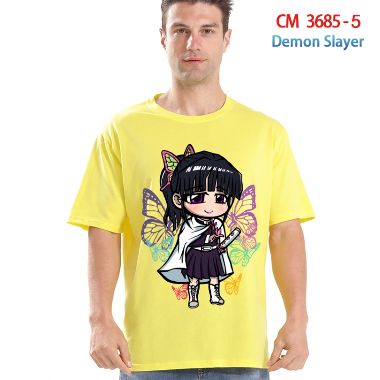 Demon Slayer Kimets Printed short-sleeved cotton T-shirt from S to 4XL  3685-5