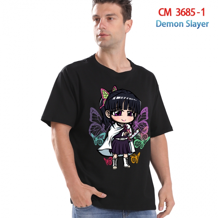 Demon Slayer Kimets Printed short-sleeved cotton T-shirt from S to 4XL 3685-1