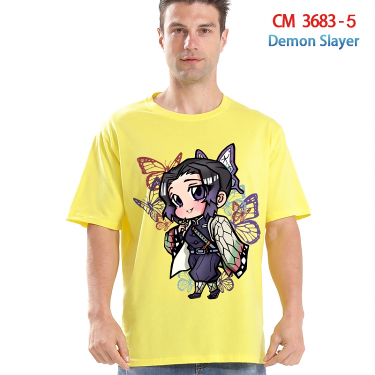 Demon Slayer Kimets Printed short-sleeved cotton T-shirt from S to 4XL  3683-5