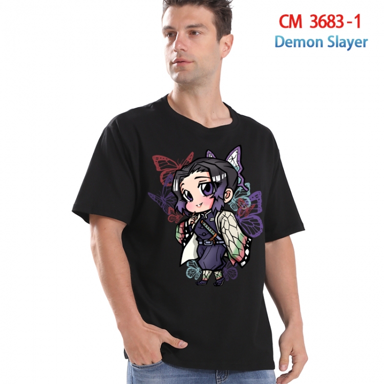 Demon Slayer Kimets Printed short-sleeved cotton T-shirt from S to 4XL 3683-1