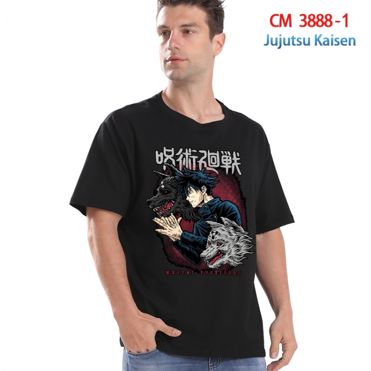 Jujutsu Kaisen Printed short-sleeved cotton T-shirt from S to 4XL 3888-1