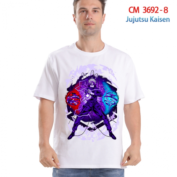 Jujutsu Kaisen Printed short-sleeved cotton T-shirt from S to 4XL  3692-8
