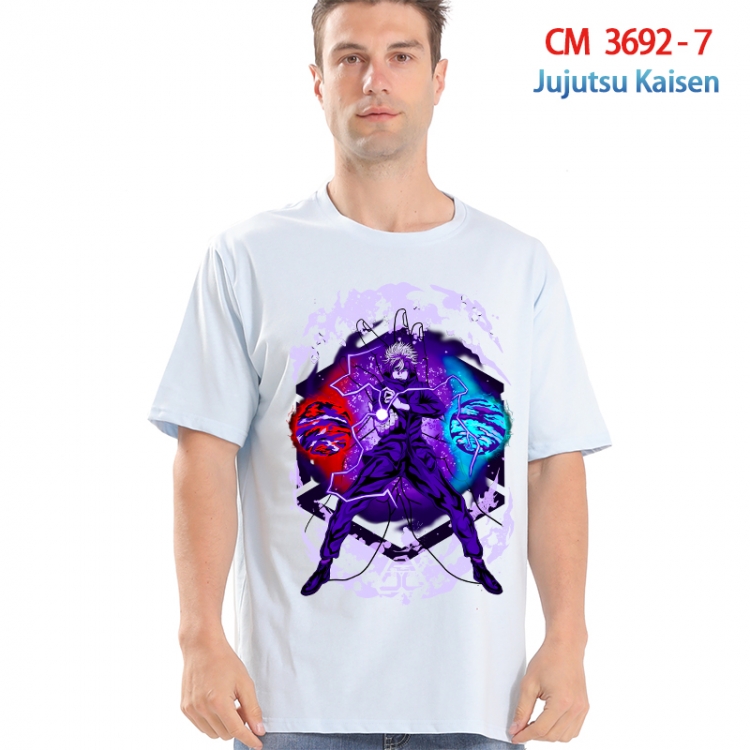 Jujutsu Kaisen Printed short-sleeved cotton T-shirt from S to 4XL 3692-7