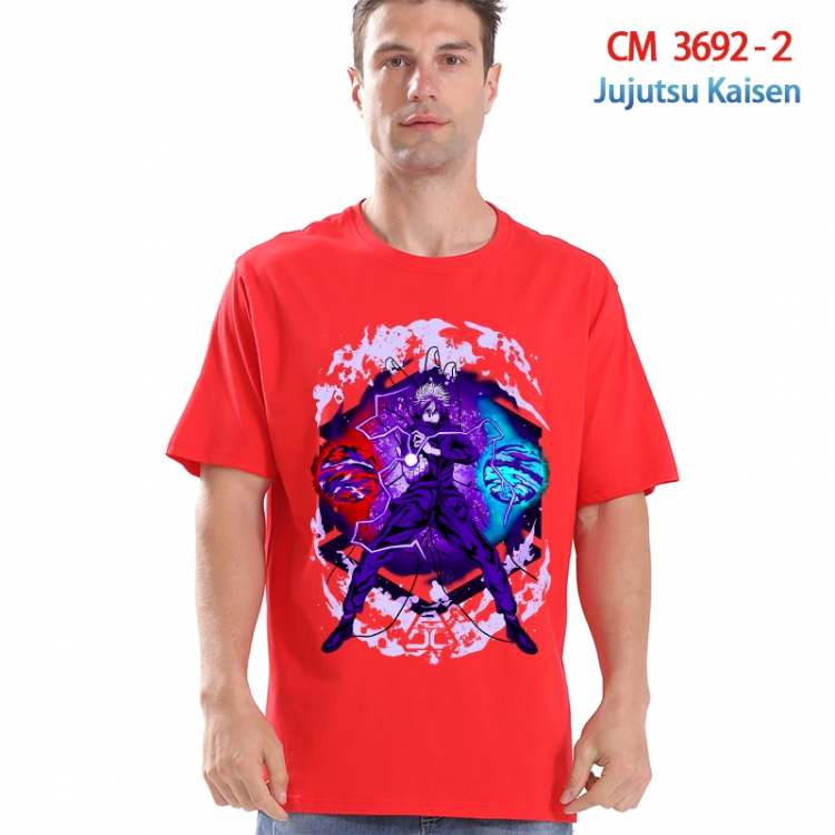 Jujutsu Kaisen Printed short-sleeved cotton T-shirt from S to 4XL  3692-2