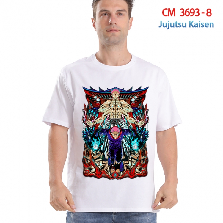 Jujutsu Kaisen Printed short-sleeved cotton T-shirt from S to 4XL  3693-8