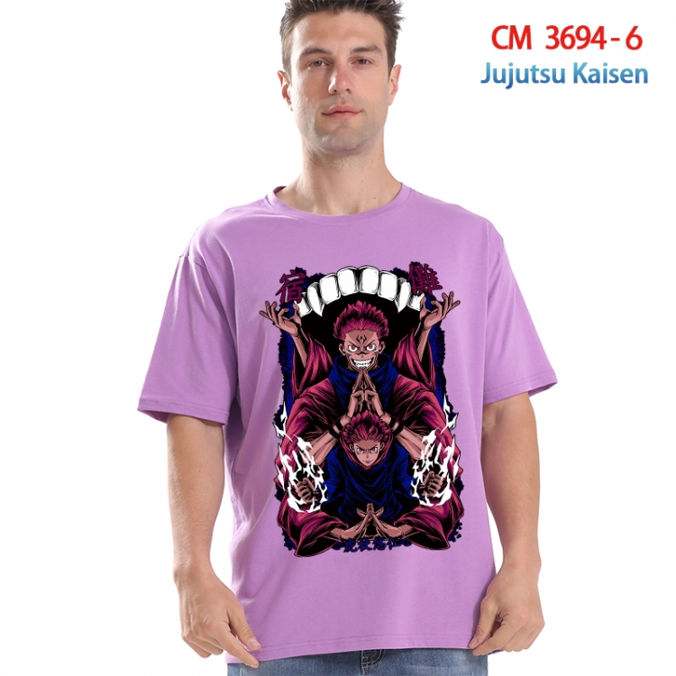 Jujutsu Kaisen Printed short-sleeved cotton T-shirt from S to 4XL  3694-6