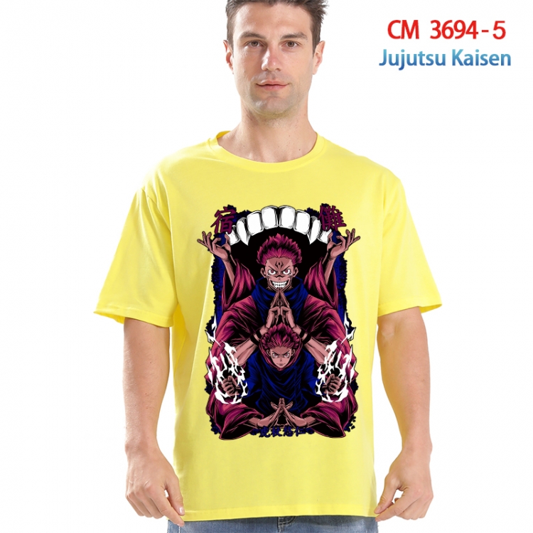 Jujutsu Kaisen Printed short-sleeved cotton T-shirt from S to 4XL 3694-5