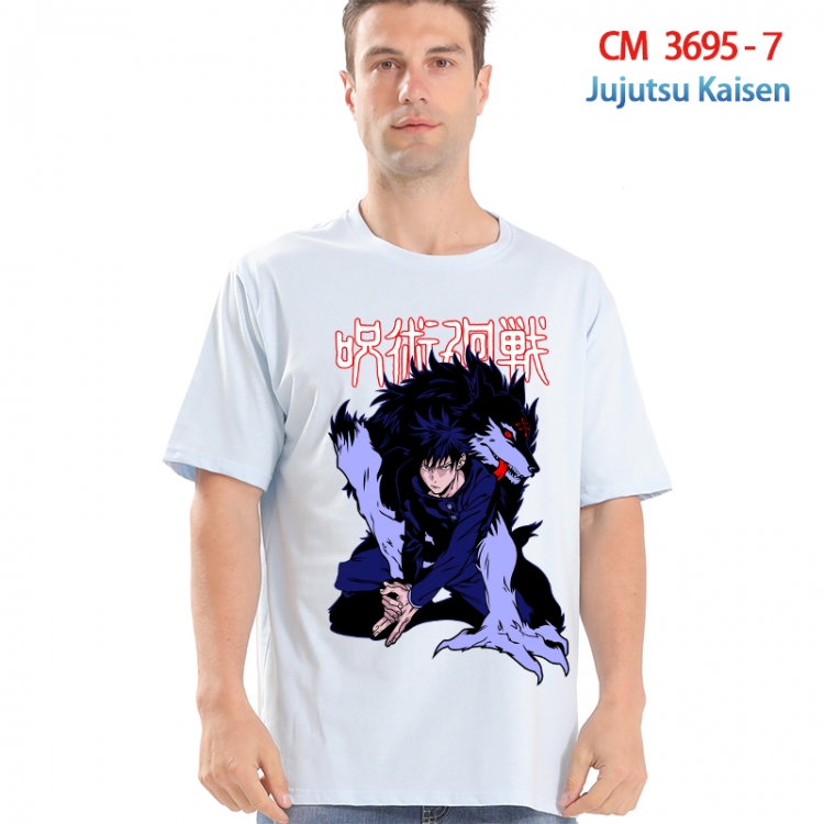 Jujutsu Kaisen Printed short-sleeved cotton T-shirt from S to 4XL 3695-7