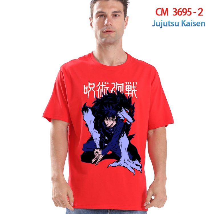 Jujutsu Kaisen Printed short-sleeved cotton T-shirt from S to 4XL  3695-2