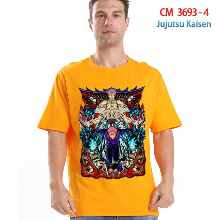 Jujutsu Kaisen Printed short-sleeved cotton T-shirt from S to 4XL  3693-4