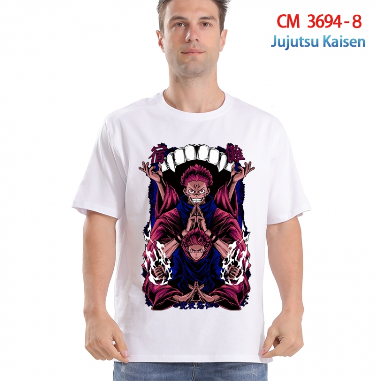Jujutsu Kaisen Printed short-sleeved cotton T-shirt from S to 4XL 3694-8