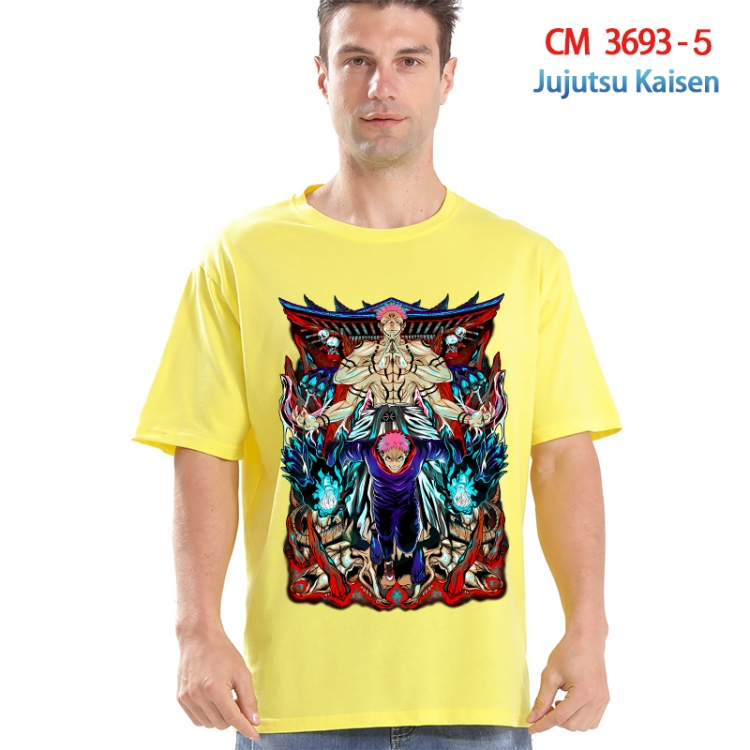 Jujutsu Kaisen Printed short-sleeved cotton T-shirt from S to 4XL  3693-5