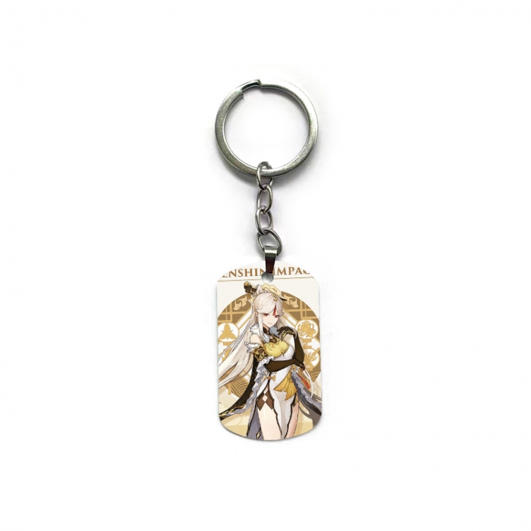 Genshin Impact Anime double-sided full-color printed keychain price for 5 pcs