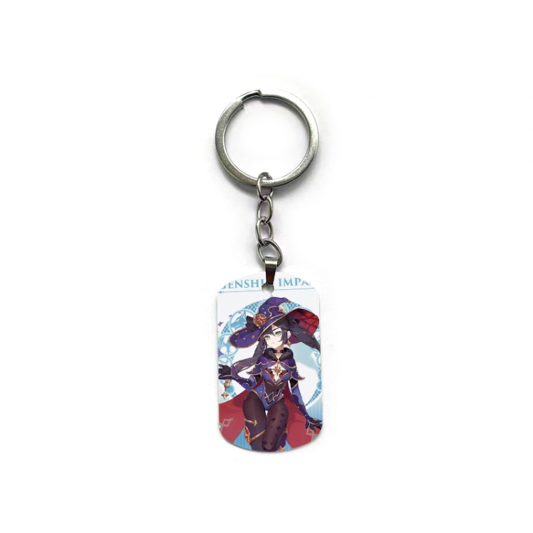 Genshin Impact Anime double-sided full-color printed keychain price for 5 pcs