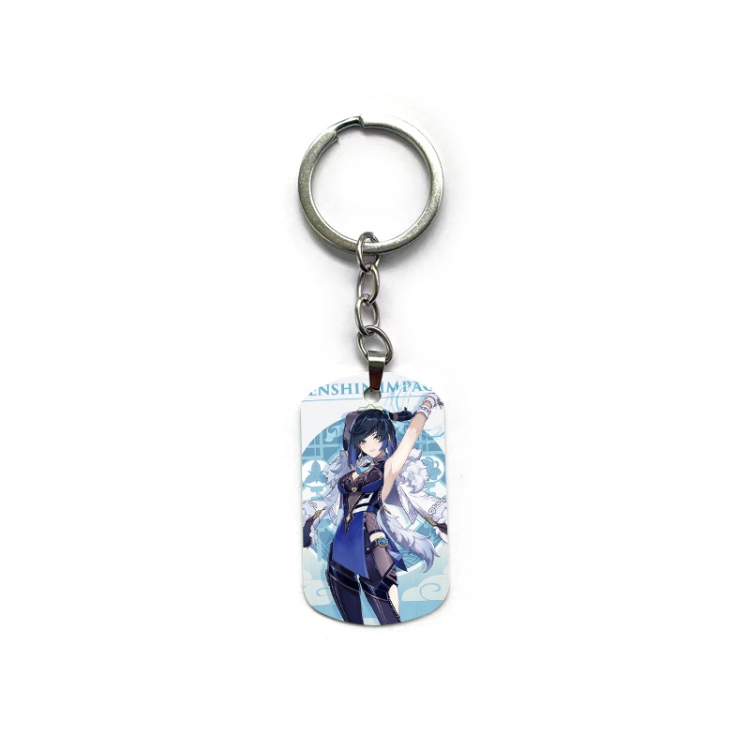 Genshin Impact Anime double-sided full-color printed keychain price for 5 pcs