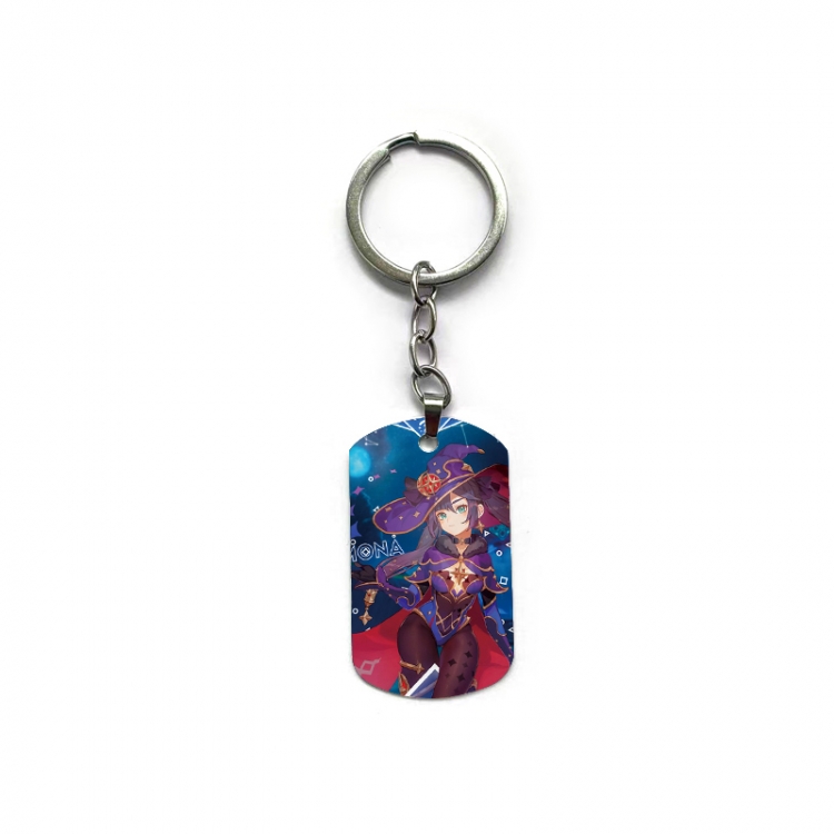 Genshin Impact Anime double-sided full-color printed keychain price for 5 pcs