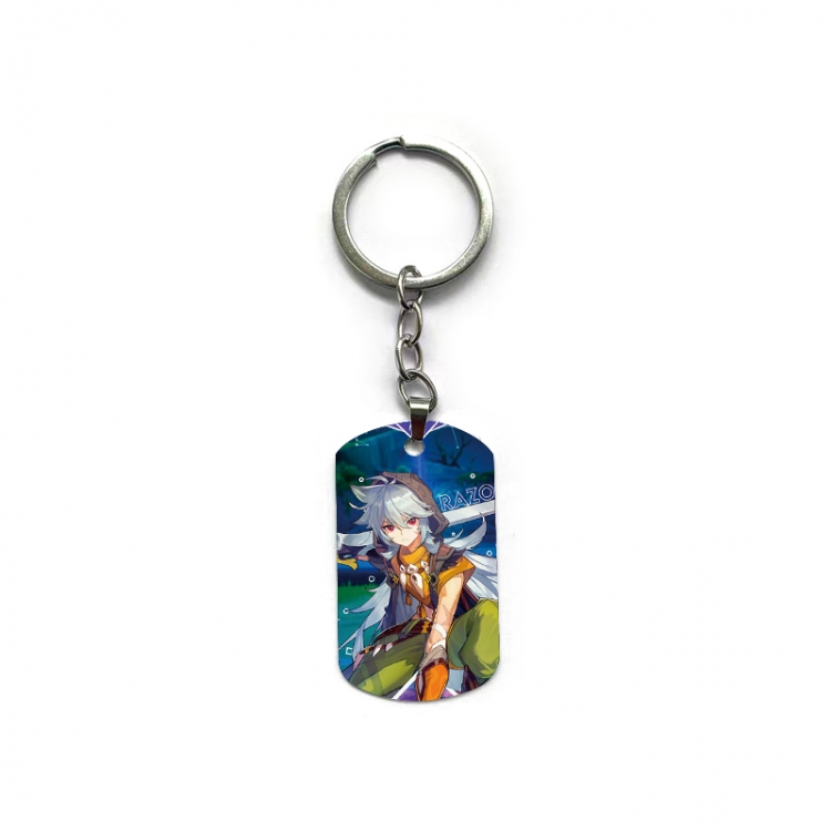 Genshin Impact Anime double-sided full-color printed keychain price for 5 pcs