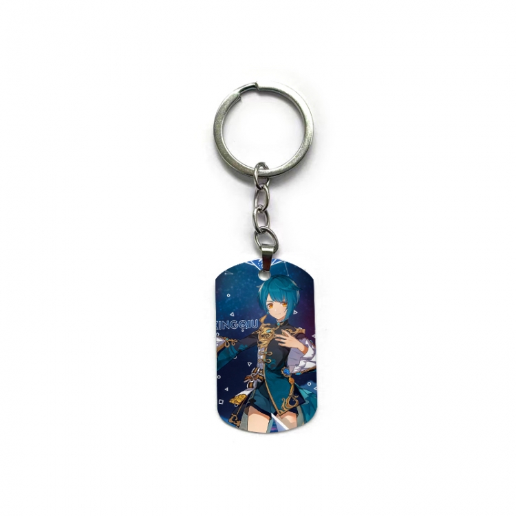 Genshin Impact Anime double-sided full-color printed keychain price for 5 pcs