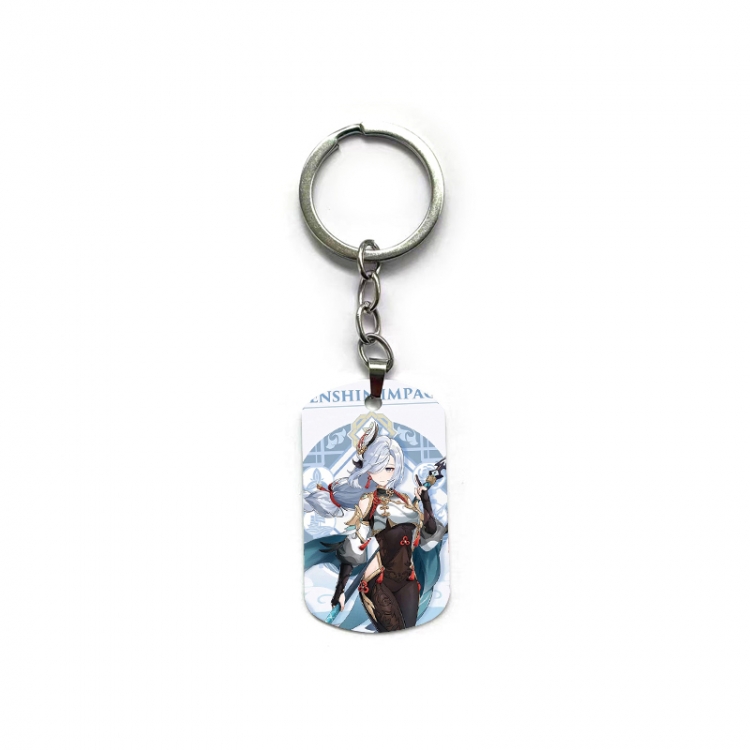 Genshin Impact Anime double-sided full-color printed keychain price for 5 pcs