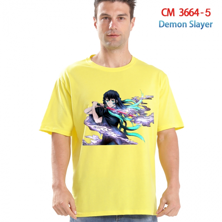 Demon Slayer Kimets Printed short-sleeved cotton T-shirt from S to 4XL 3664-5