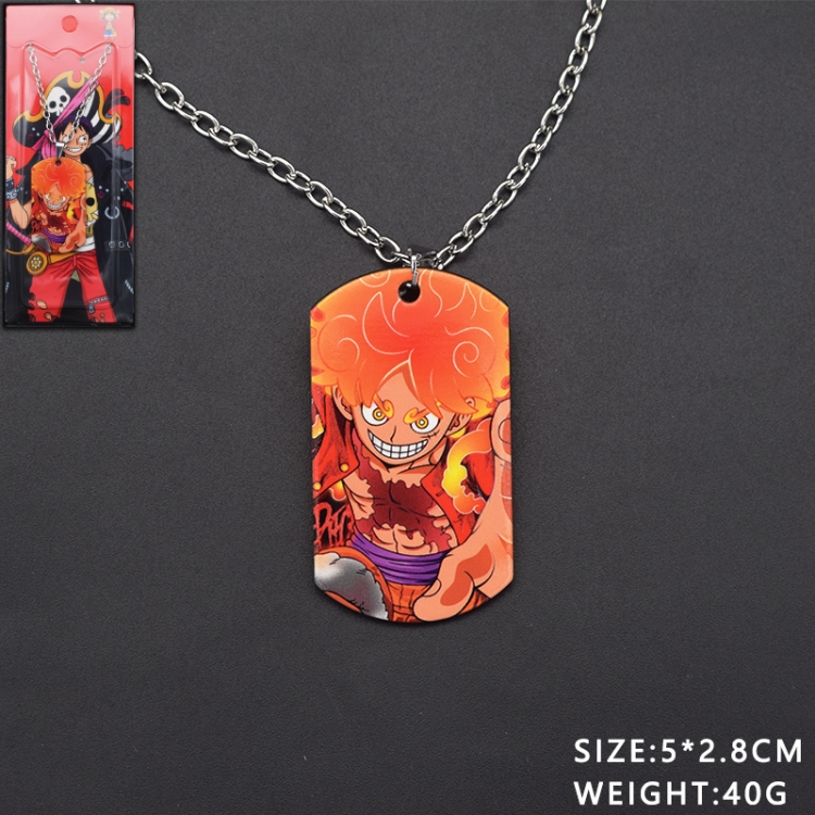 One Piece Anime cartoon hanging tag necklace pendant price for 5 pcs