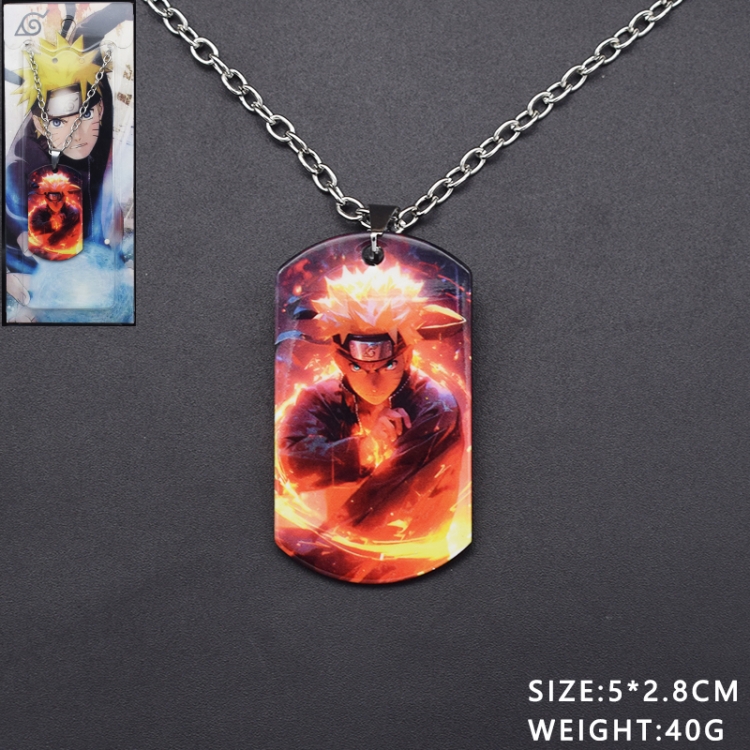 Naruto Anime cartoon hanging tag necklace pendant price for 5 pcs