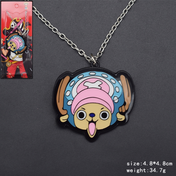 One Piece Anime cartoon metal necklace pendant price for 5 pcs