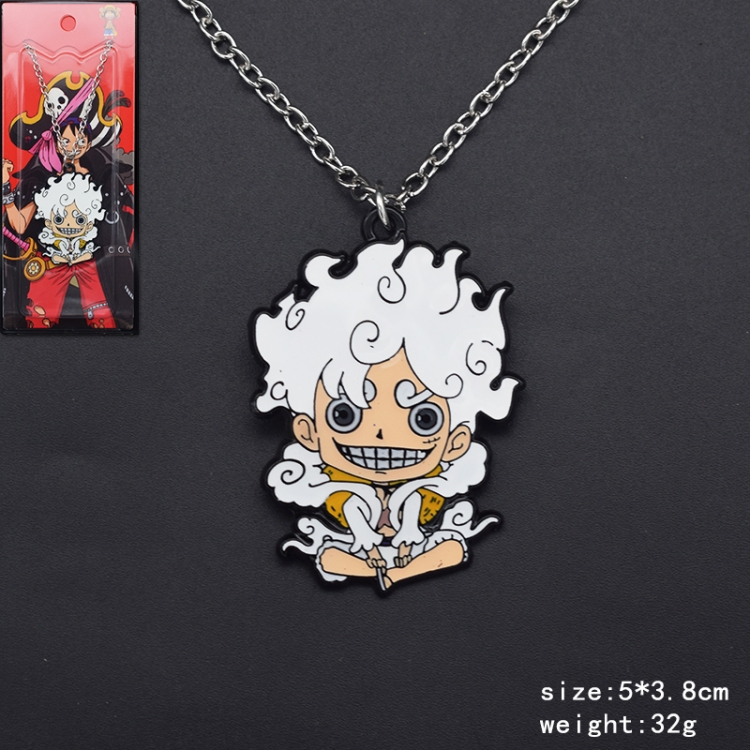 One Piece Anime cartoon metal necklace pendant price for 5 pcs