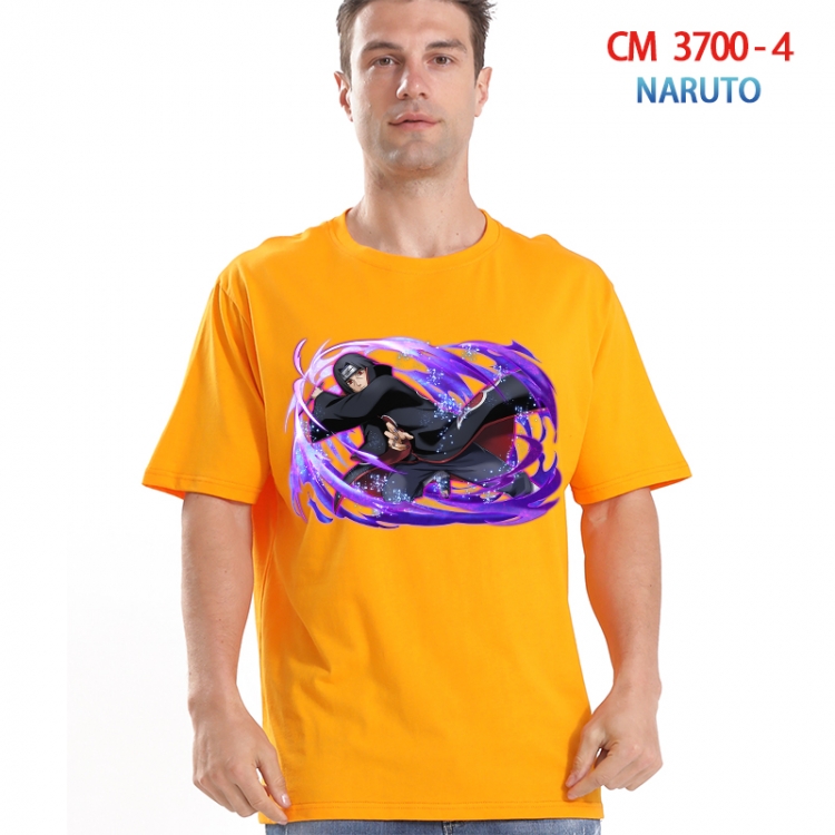 Naruto Printed short-sleeved cotton T-shirt from S to 4XL  3700-4