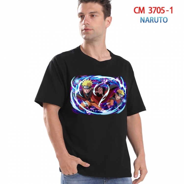Naruto Printed short-sleeved cotton T-shirt from S to 4XL  3705-1