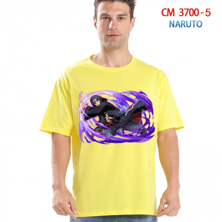 Naruto Printed short-sleeved cotton T-shirt from S to 4XL  3700-5