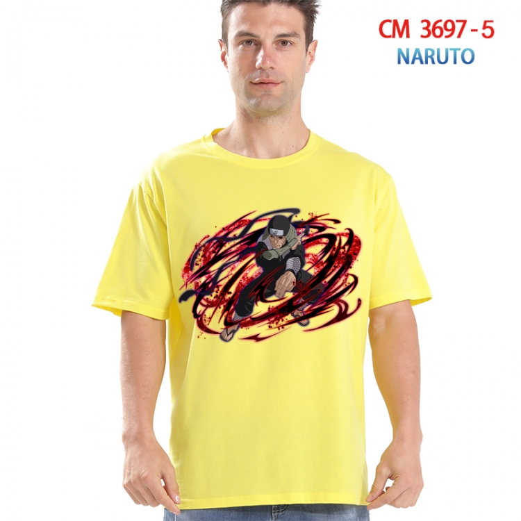Naruto Printed short-sleeved cotton T-shirt from S to 4XL  3697-5
