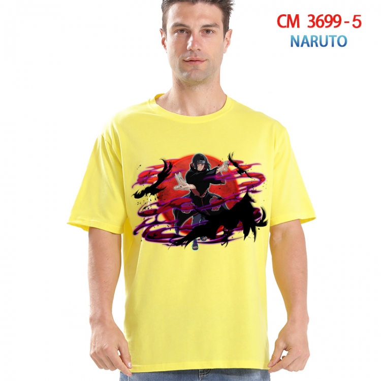 Naruto Printed short-sleeved cotton T-shirt from S to 4XL  3699-5