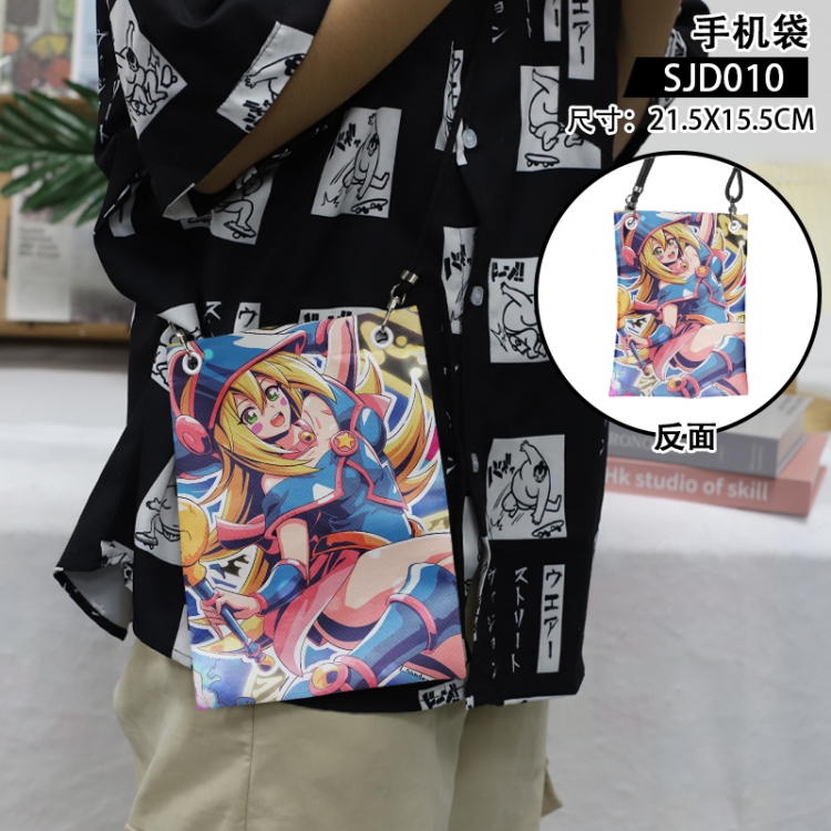 Yugioh Anime mobile phone bag diagonal cross bag 21.5x15.5cm SJD010