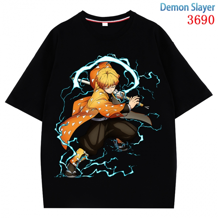 Demon Slayer Kimets  Anime Pure Cotton Short Sleeve T-shirt Direct Spray Technology from S to 4XL  CMY-3690-2